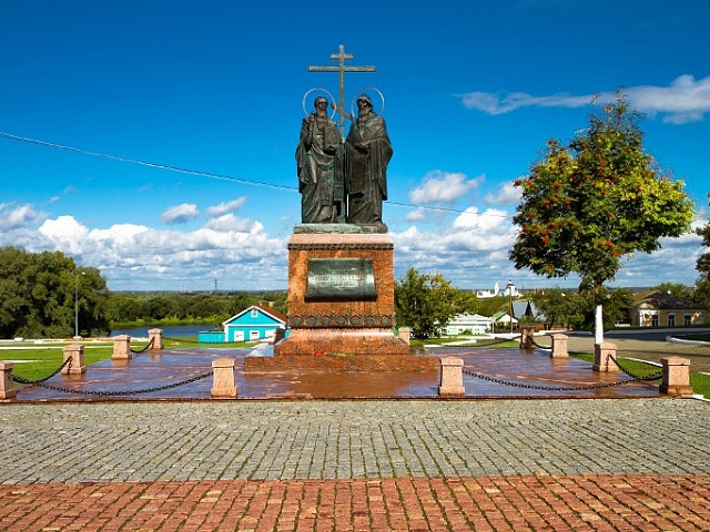 The monument to Cyril and Methodius